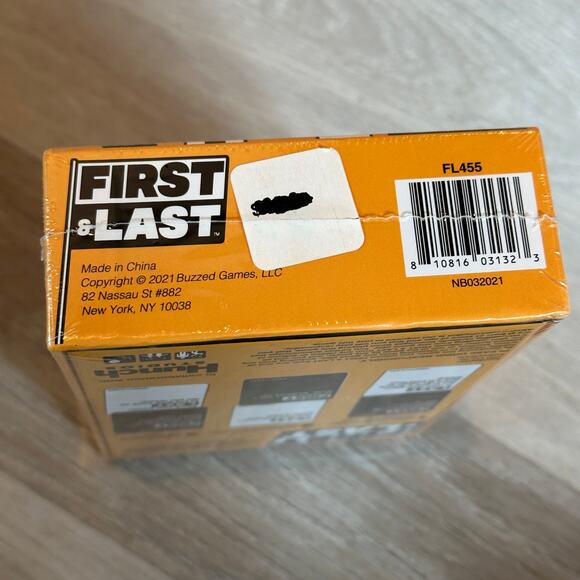 First & Last Drinking Game Hunch Studios NEW by creators of Buzzed - Picture 3 of 4